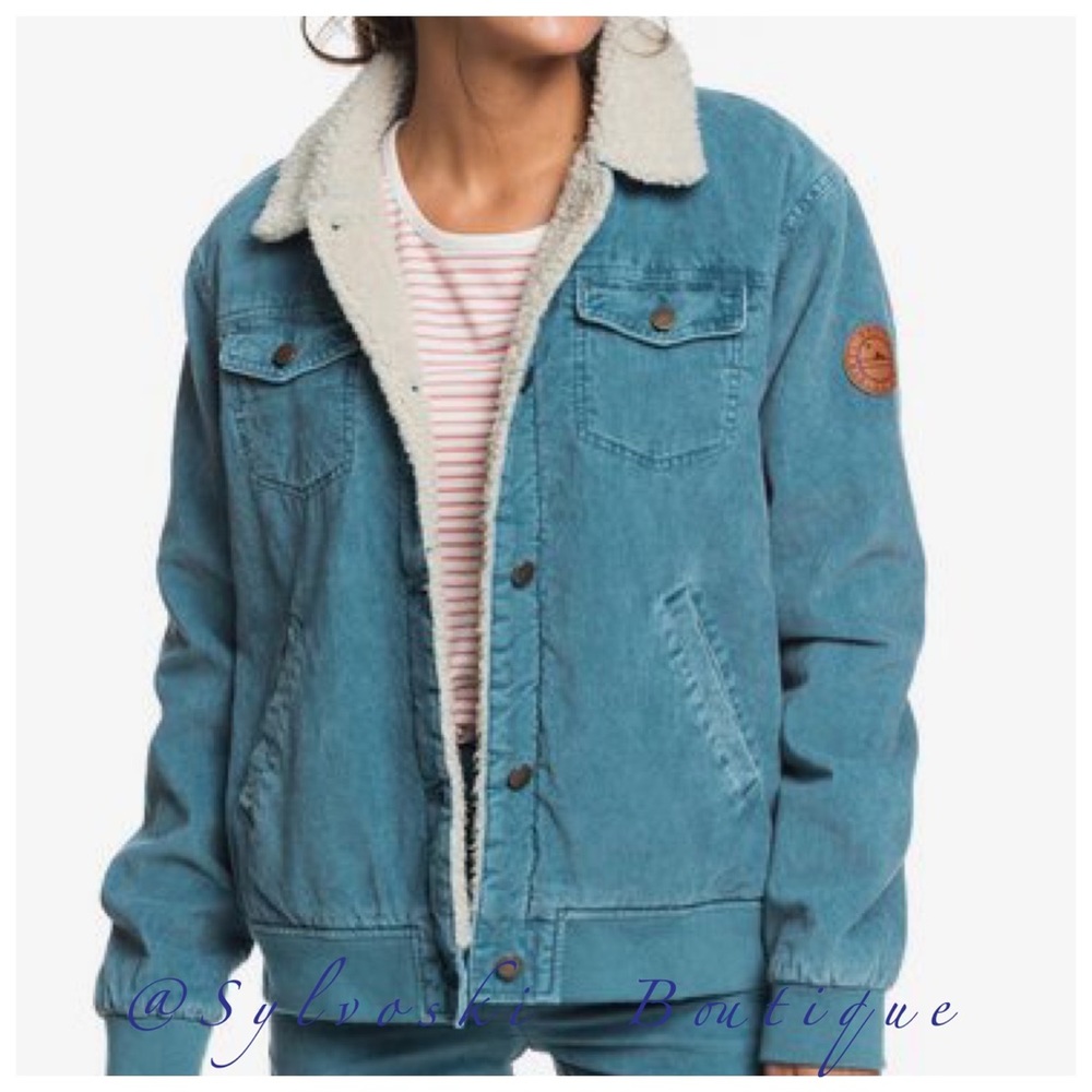 🔥 Desert Sands Sherpa-Lined Corduroy Jacket NWT - Picture 6 of 7